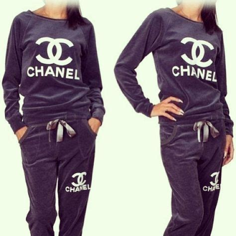 chanel sweat suit womens|vintage lady in Chanel suits.